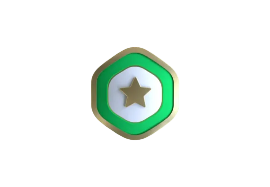 5-star rating badge