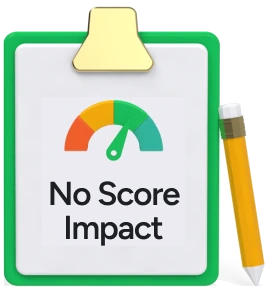 Clipboard illustration showing no score impact