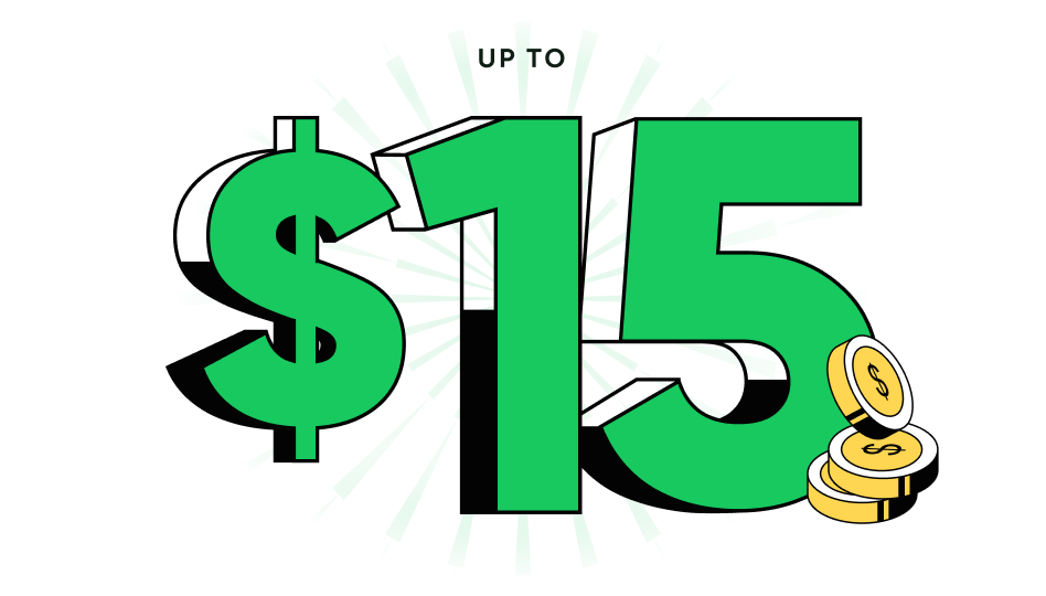 Reward coins illustration